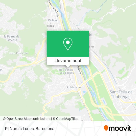 Mapa Pl Narcís Lunes