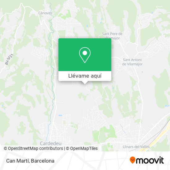 Mapa Can Martí