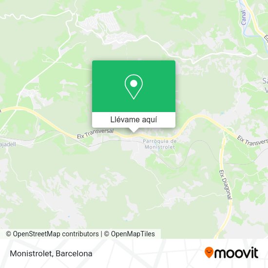 Mapa Monistrolet