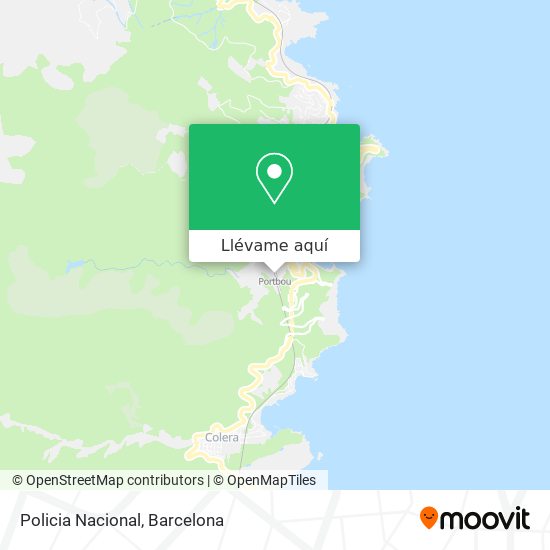 Mapa Policia Nacional