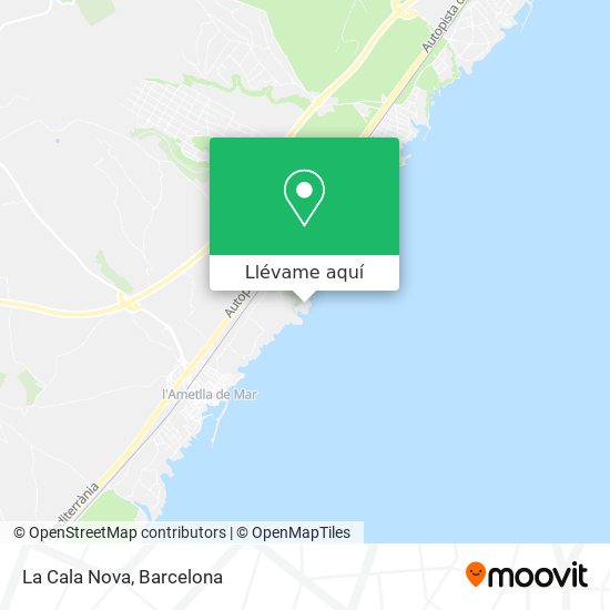 Mapa La Cala Nova