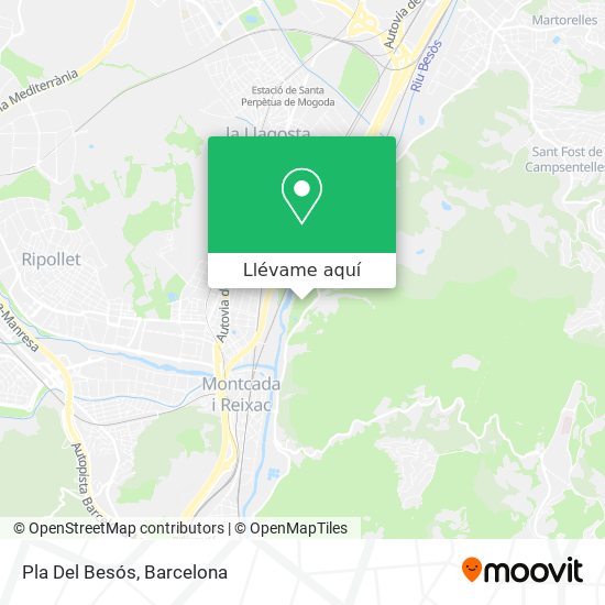 Mapa Pla Del Besós