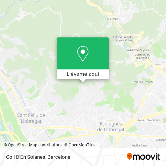 Mapa Coll D'En Solanes