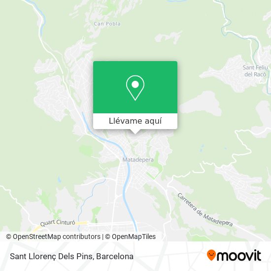 Mapa Sant Llorenç Dels Pins
