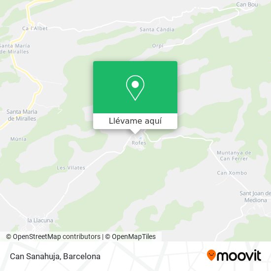 Mapa Can Sanahuja