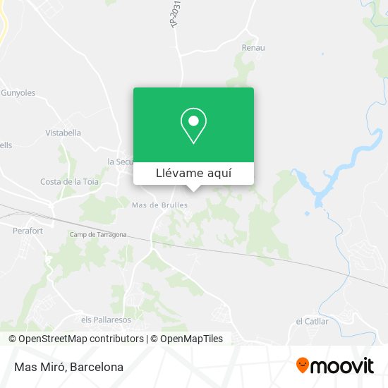 Mapa Mas Miró