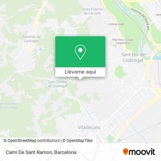 Mapa Camí De Sant Ramon
