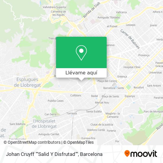Mapa Johan Cruyff ""Salid Y Disfrutad""