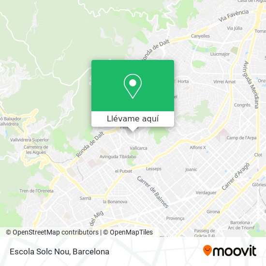 Mapa Escola Solc Nou