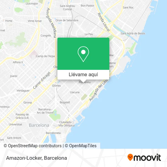 Mapa Amazon-Locker
