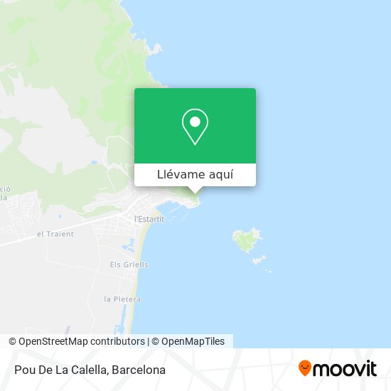 Mapa Pou De La Calella