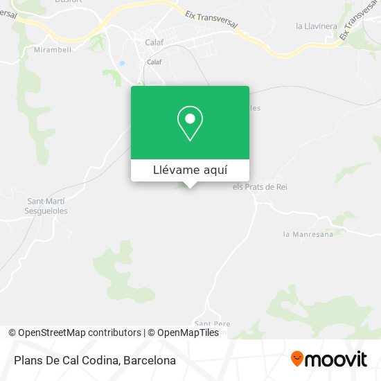 Mapa Plans De Cal Codina