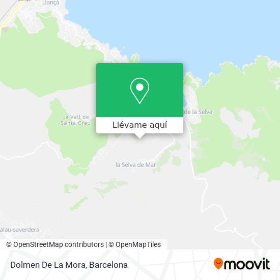 Mapa Dolmen De La Mora