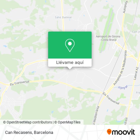 Mapa Can Recasens