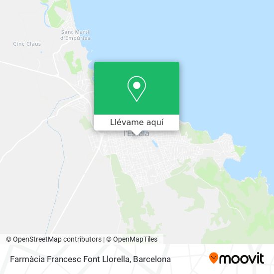Mapa Farmàcia Francesc Font Llorella