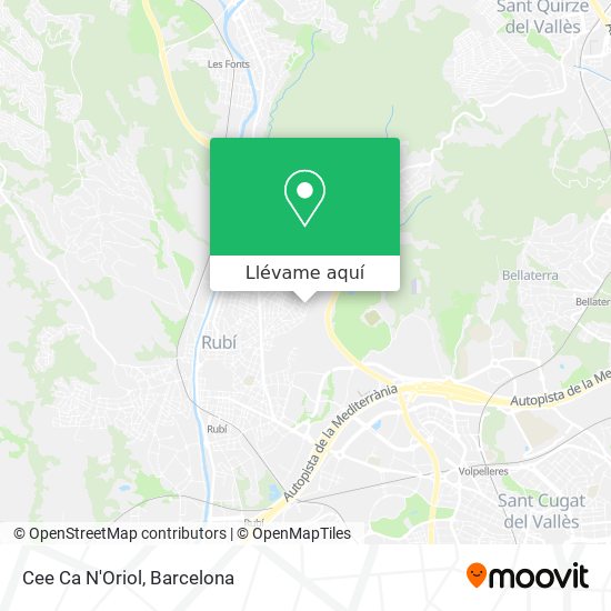 Mapa Cee Ca N'Oriol
