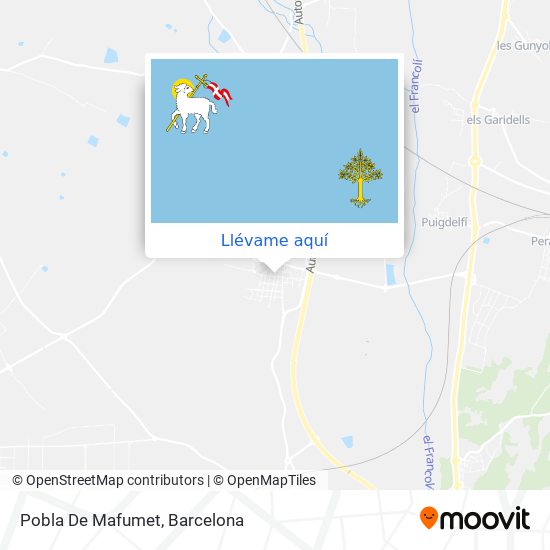 Mapa Pobla De Mafumet