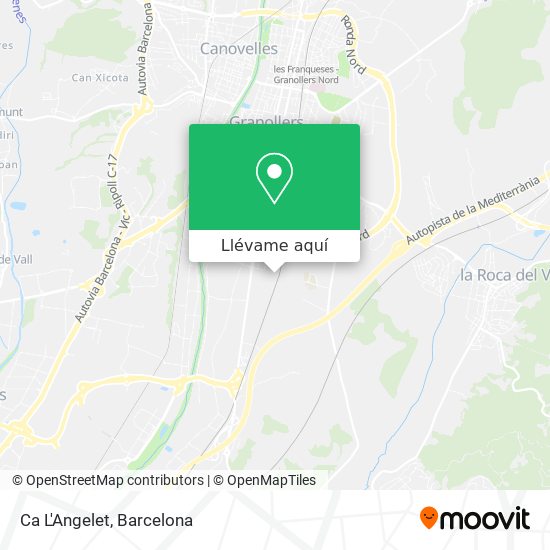 Mapa Ca L'Angelet