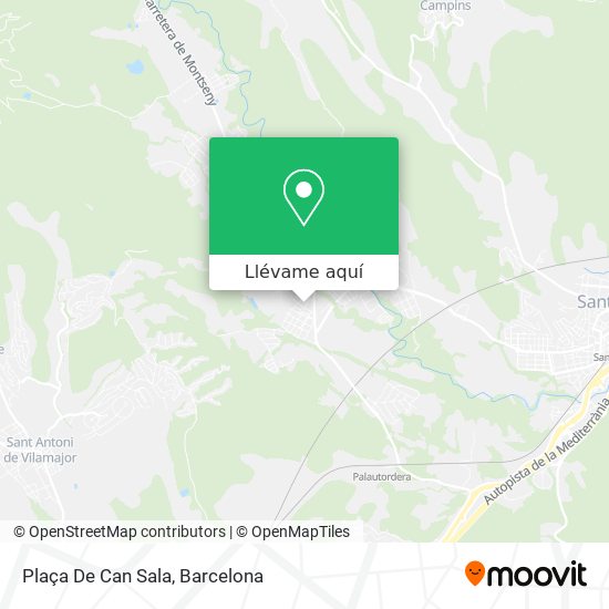 Mapa Plaça De Can Sala