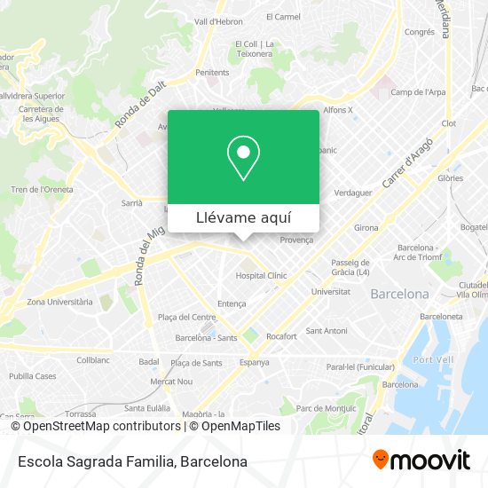 Mapa Escola Sagrada Familia