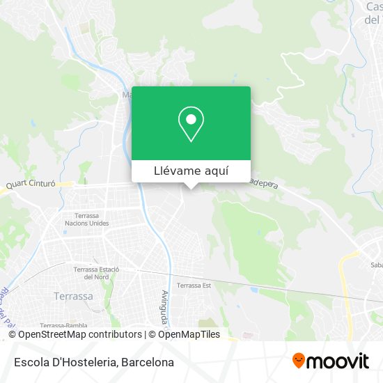 Mapa Escola D'Hosteleria