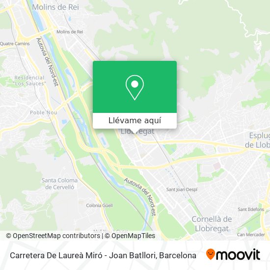 Mapa Carretera De Laureà Miró - Joan Batllori