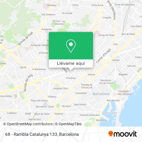 Mapa 68 - Rambla Catalunya 133