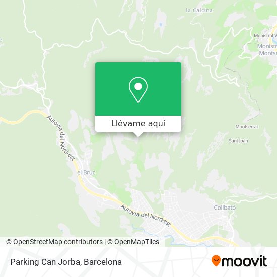 Mapa Parking Can Jorba