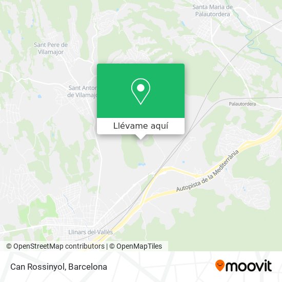 Mapa Can Rossinyol