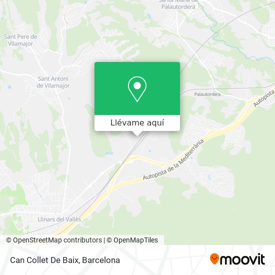 Mapa Can Collet De Baix