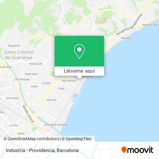 Mapa Indústria - Providència