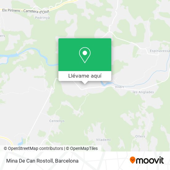 Mapa Mina De Can Rostoll