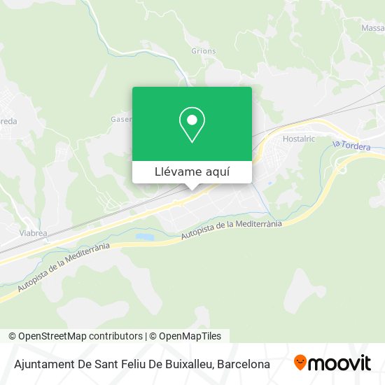 Mapa Ajuntament De Sant Feliu De Buixalleu
