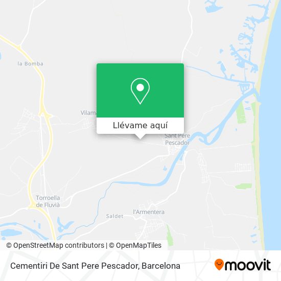 Mapa Cementiri De Sant Pere Pescador