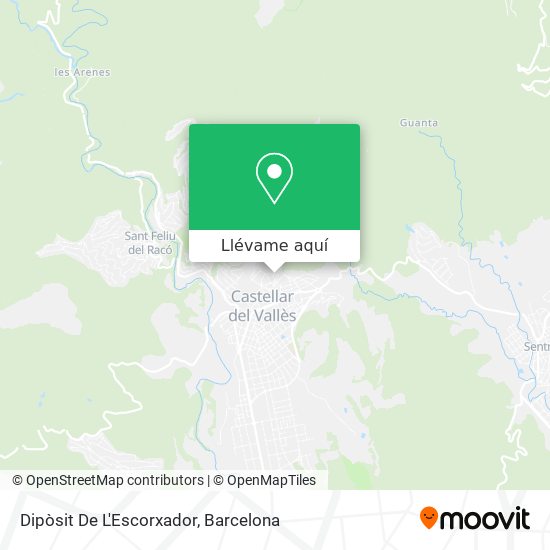 Mapa Dipòsit De L'Escorxador