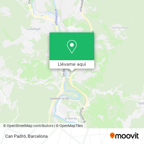 Mapa Can Padró