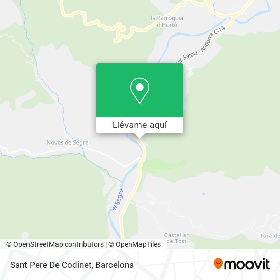 Mapa Sant Pere De Codinet