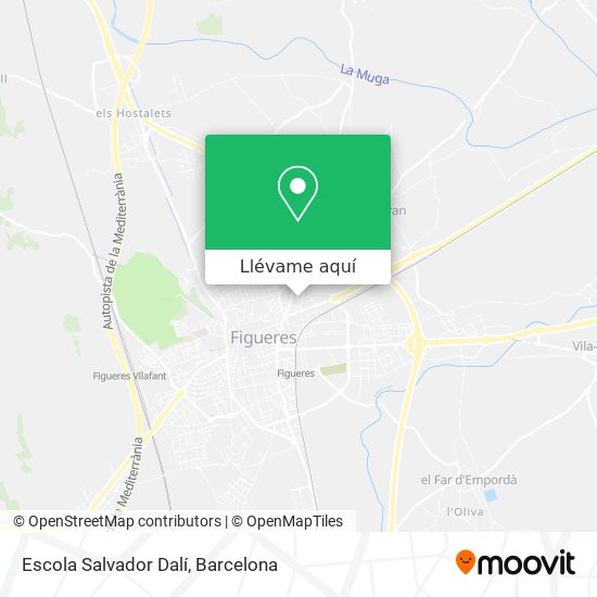 Mapa Escola Salvador Dalí