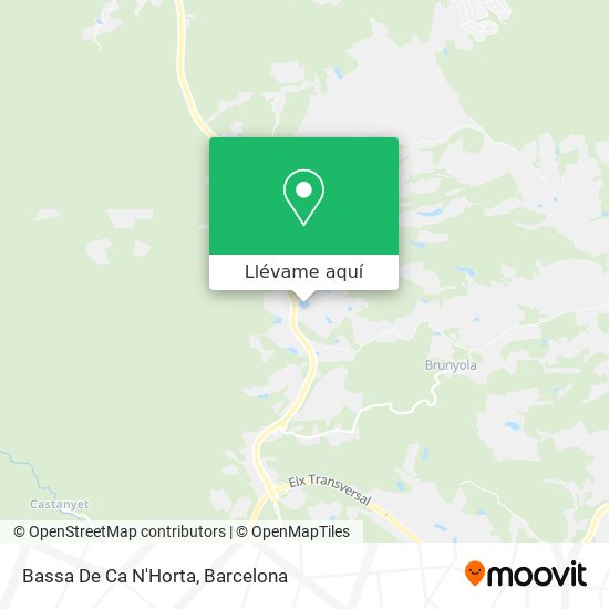 Mapa Bassa De Ca N'Horta