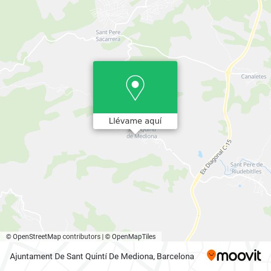 Mapa Ajuntament De Sant Quintí De Mediona