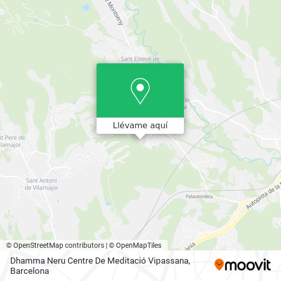 Mapa Dhamma Neru Centre De Meditació Vipassana