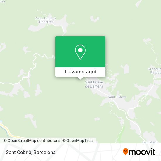 Mapa Sant Cebrià