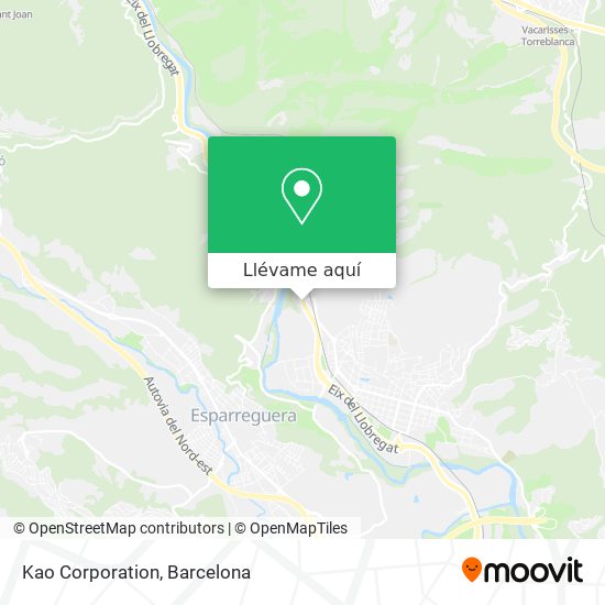 Mapa Kao Corporation
