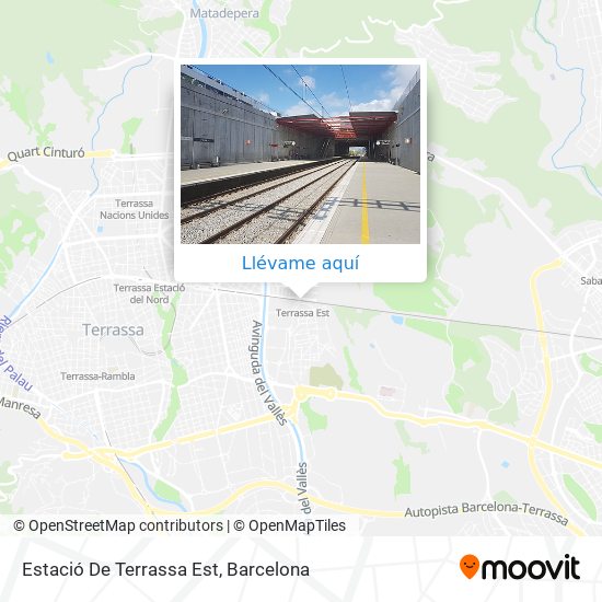 Mapa Estació De Terrassa Est