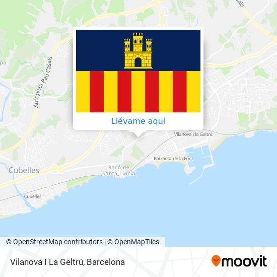 Mapa Vilanova I La Geltrú