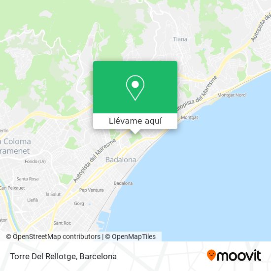 Mapa Torre Del Rellotge