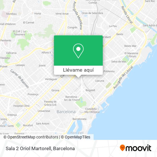Mapa Sala 2 Oriol Martorell