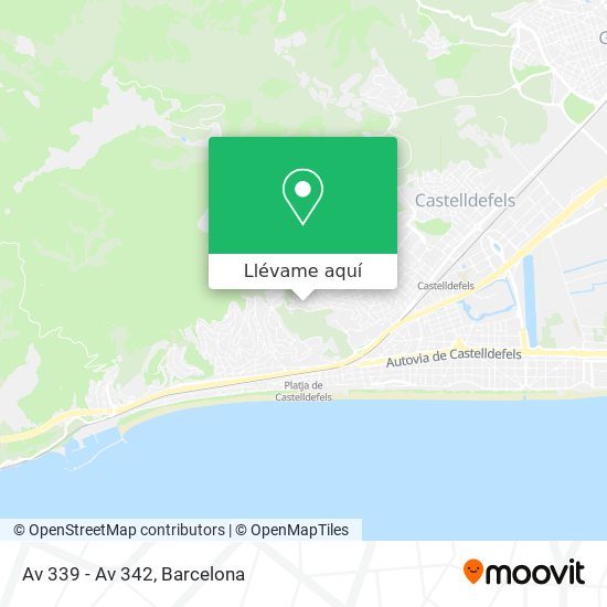 Mapa Av 339 - Av 342