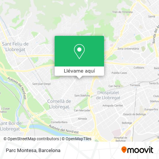 Mapa Parc Montesa