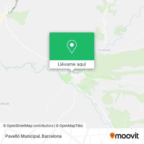 Mapa Pavelló Municipal